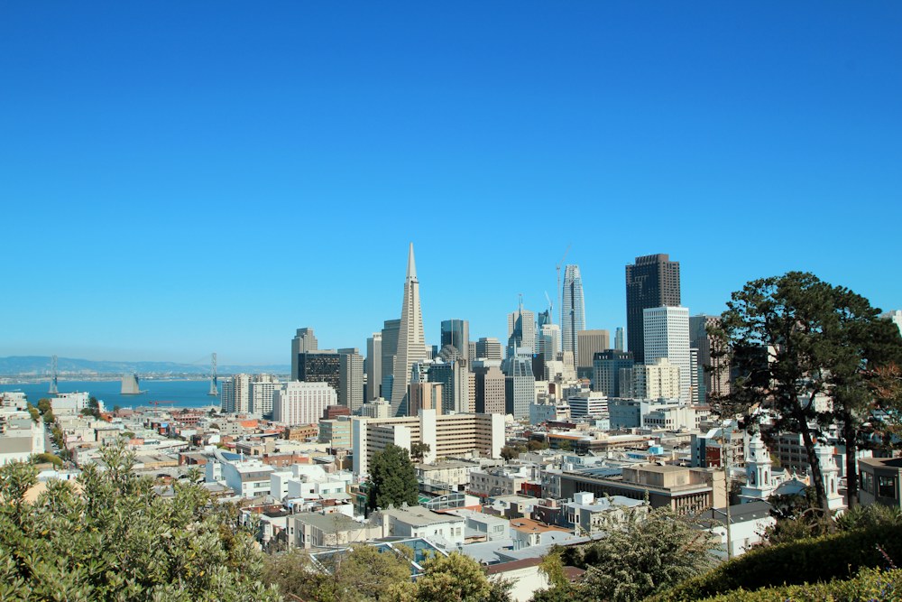San Francisco skyline with the Transamerica Pyramid